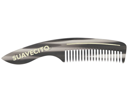 Deluxe Handle Beard Comb - Black