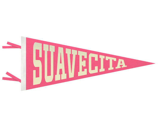 Suavecita Block Felt Pennant